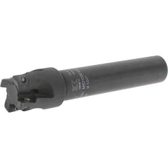 Kennametal - 1" Cut Diam, 10.03mm Max Depth of Cut, 3/4" Shank Diam, 121.92mm OAL, Indexable Square Shoulder Helical End Mill - EDCT 10T3.. Inserts, Cylindrical Shank, 0° Lead Angle, Through Coolant, Series Mill 1-10 - USA Tool & Supply