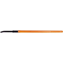 NUPLA - 46-3/4" OAL Hardened Forged Steel Single End NonConductive Pry Bar - USA Tool & Supply