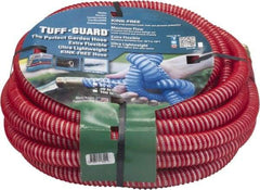 JGB Enterprises - 50' Long Garden Hose - 5/8" Diam, 5/8" GHT, Polypropylene, 100 psi, Hot Water Compatible, All Season, Red - USA Tool & Supply