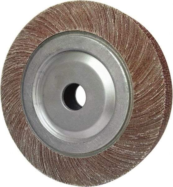 Tru-Maxx - 6" Diam, 40 Grit Aluminum Oxide Unmounted Flap Wheel - 1" Hole, 1-1/2" Wide, Coated, Coarse Grade, 6,000 Max RPM - USA Tool & Supply