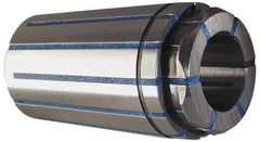 Parlec - TG/PG 100 1" Coolant Single Angle Collet - 0.0005" TIR, 2-3/8" OAL, 1.379" Overall Diam - Exact Industrial Supply