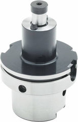 Parlec - HSK100 Taper Shank 3/4" Pilot Diam Shell Mill Holder - 3" Flange to Nose End Projection, 1-3/4" Nose Diam, Through-Spindle Coolant - Exact Industrial Supply