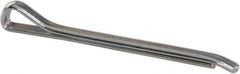 Made in USA - 7/64" Diam x 1-1/2" Long Hammerlock Cotter Pin - Grade 2, Zinc-Plated, Steel - USA Tool & Supply