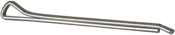 Made in USA - 5/32" Diam x 2-1/2" Long Hammerlock Cotter Pin - Grade 2, Zinc-Plated, Steel - USA Tool & Supply