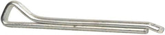 Made in USA - 1/4" Diam x 2-1/2" Long Hammerlock Cotter Pin - Grade 2, Zinc-Plated, Steel - USA Tool & Supply