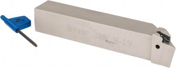 Iscar - SVJN, Left Hand Cut, 1" Shank Height x 1" Shank Width, Negative Rake Indexable Turning Toolholder - 6" OAL, VN.. Insert Compatibility, Series Isoturn - USA Tool & Supply
