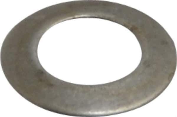 Gardner Spring - #6 Bolt, 0.138" ID, Grade 1074 Steel, Belleville Disc Spring - 9/32" OD, 0.02" High, 0.01" Thick - USA Tool & Supply