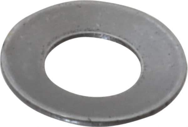 Gardner Spring - #6 Bolt, 0.138" ID, Grade 1074 Steel, Belleville Disc Spring - 9/32" OD, 0.023" High, 0.015" Thick - USA Tool & Supply