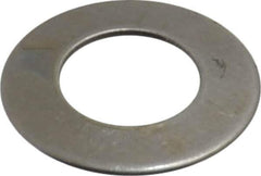 Gardner Spring - #8 Bolt, 0.164" ID, Grade 1074 Steel, Belleville Disc Spring - 0.343" OD, 0.024" High, 0.013" Thick - USA Tool & Supply