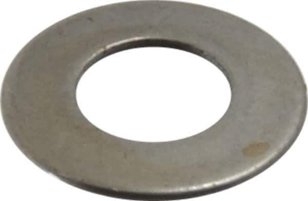 Gardner Spring - #8 Bolt, 0.164" ID, Grade 1074 Steel, Belleville Disc Spring - 0.343" OD, 0.028" High, 0.019" Thick - USA Tool & Supply