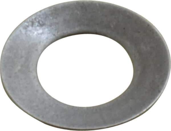 Gardner Spring - 3/16" Bolt, 0.19" ID, Grade 1074 Steel, Belleville Disc Spring - 3/8" OD, 0.027" High, 0.015" Thick - USA Tool & Supply