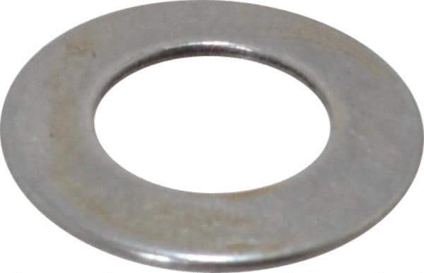 Gardner Spring - #12 Bolt, 0.22" ID, Grade 1074 Steel, Belleville Disc Spring - 7/16" OD, 0.032" High, 0.02" Thick - USA Tool & Supply