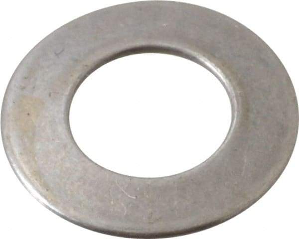 Gardner Spring - 1/4" Bolt, 0.255" ID, Grade 1074 Steel, Belleville Disc Spring - 1/2" OD, 0.038" High, 0.025" Thick - USA Tool & Supply