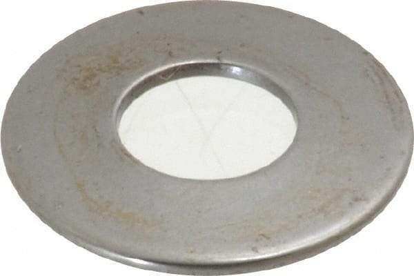 Gardner Spring - 1/4" Bolt, 0.255" ID, Grade 1074 Steel, Belleville Disc Spring - 0.637" OD, 0.048" High, 0.032" Thick - USA Tool & Supply