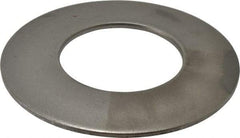 Gardner Spring - 2" Bolt, 2" ID, Grade 1074 Steel, Belleville Disc Spring - 4" OD, 1/4" High, 1/8" Thick - USA Tool & Supply