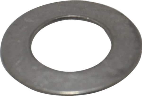 Gardner Spring - 1/4" Bolt, 0.255" ID, Grade 302 Stainless Steel, Belleville Disc Spring - 1/2" OD, 0.036" High, 0.022" Thick - USA Tool & Supply
