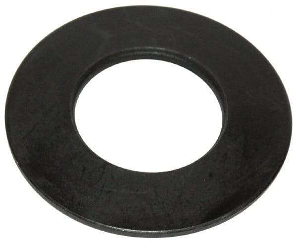 Gardner Spring - 1.2205" ID, Grade 50 CrV Chrome Vanadium Steel, Belleville Disc Spring - 2.4803" OD, 0.1929" High, 0.1378" Thick - USA Tool & Supply