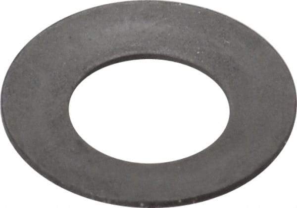 Gardner Spring - 0.2047" ID, Grade 1074 Steel, Belleville Disc Spring - 0.3937" OD, 0.0276" High, 1/64" Thick - USA Tool & Supply