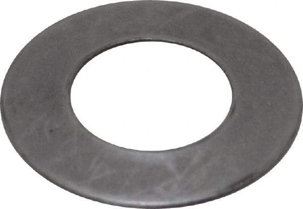 Gardner Spring - 0.3228" ID, Grade 1074 Steel, Belleville Disc Spring - 0.6299" OD, 0.0354" High, 1/64" Thick - USA Tool & Supply