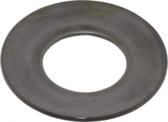 Gardner Spring - 0.4803" ID, Grade 1074 Steel, Belleville Disc Spring - 63/64" OD, 1/16" High, 0.0354" Thick - USA Tool & Supply