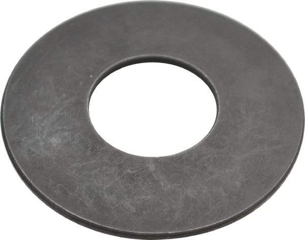 Gardner Spring - 0.8031" ID, Grade 50 CrV Chrome Vanadium Steel, Belleville Disc Spring - 1.9685" OD, 0.1378" High, 0.0787" Thick - USA Tool & Supply