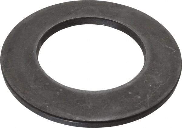 Gardner Spring - 1.5945" ID, Grade 50 CrV Chrome Vanadium Steel, Belleville Disc Spring - 2.7559" OD, 0.2441" High, 0.1969" Thick - USA Tool & Supply