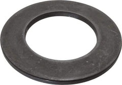 Gardner Spring - 1.5945" ID, Grade 50 CrV Chrome Vanadium Steel, Belleville Disc Spring - 2.7559" OD, 0.2441" High, 0.1969" Thick - USA Tool & Supply