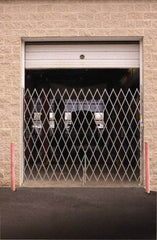 Illinois Engineered Products - 78" High Single Folding Gate - Galvanized Steel, Silver - USA Tool & Supply