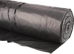 Value Collection - 100' Long x 20' Wide Polyethylene Tarp & Dust Cover - Black, 4 mil Thickness - USA Tool & Supply