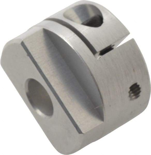 Lovejoy - 1/4" Max Bore Diam, Flexible Oldham Coupling - 0.789" OD, 1.3" OAL, Aluminum Hub with Polyacetal Insert, Order 2 Hubs with Same OD & 1 Insert for Complete Coupling - USA Tool & Supply