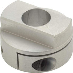 Lovejoy - 1/2" Max Bore Diam, Flexible Oldham Coupling - 1.26" OD, 1.772" OAL, Aluminum Hub with Polyacetal Insert, Order 2 Hubs with Same OD & 1 Insert for Complete Coupling - USA Tool & Supply