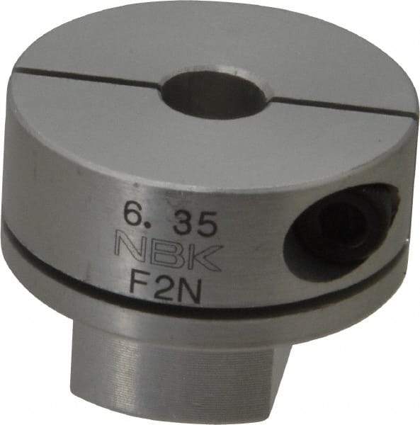 Lovejoy - 1/4" Max Bore Diam, Flexible Oldham Coupling - 0.984" OD, 1.535" OAL, Aluminum Hub with Polyacetal Insert, Order 2 Hubs with Same OD & 1 Insert for Complete Coupling - USA Tool & Supply