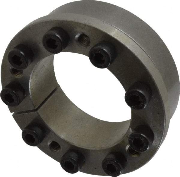 Climax Metal Products - M8 Thread, 2-7/16" Bore Diam, 3.74" OD, Shaft Locking Device - 9 Screws, 20,836 Lb Axial Load, 4.016" OAW, 0.787" Thrust Ring Width, 2,116 Ft/Lb Max Torque - USA Tool & Supply