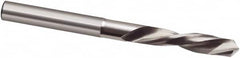 Micro Drill Bit: 0.0077″ Dia, 118 °, Cobalt Bright/Uncoated, LH Cut, Spiral Flute, Oversized Shank, Series 303