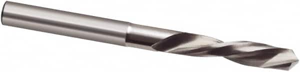 Micro Drill Bit: 0.01″ Dia, 118 °, Cobalt Bright/Uncoated, LH Cut, Spiral Flute, Straight-Cylindrical Shank, Series 303
