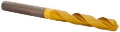 Guhring - 6.6mm 140° Solid Carbide Jobber Drill - TiN Finish, Right Hand Cut, Spiral Flute, Straight Shank, 83mm OAL, SU Point - USA Tool & Supply