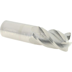 Accupro - 1" Diam 4 Flute Solid Carbide 0.09" Corner Radius End Mill - USA Tool & Supply