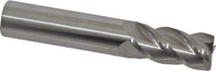 Accupro - 5/8", 4 Flute, Single End, Solid Carbide, 0.03" Corner Radius End Mill - 3-1/2" OAL, 40° Helix, Right Hand Flute, 1-1/4" LOC, Right Hand Cut - USA Tool & Supply