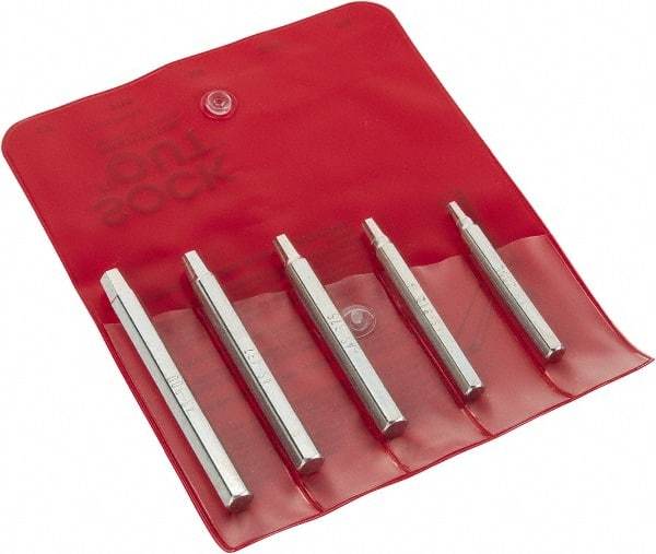 Sock It Out - Socket Screw Extractor Set - Screw Range 1/4 to 1/2" - USA Tool & Supply