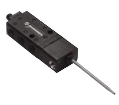 Norgren - 0.34 CV Rate, 1/8" NPT Inlet 5/2 Super Mechanical Valve - 1/8" NPT Inlet, Packed Spool Valve, Antenna Actuator - USA Tool & Supply
