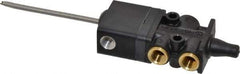 Norgren - 0.34 CV Rate, 1/8" NPT Inlet 3/2 Super Mechanical Valve - 1/8" NPT Inlet, Packed Spool Valve, Antenna Actuator - USA Tool & Supply