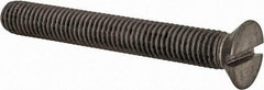 Value Collection - M10x1.50 Metric Coarse, 75mm OAL Slotted Drive Machine Screw - Flat Head, Grade 18-8 & A2 Stainless Steel, Uncoated, Without Washer - USA Tool & Supply
