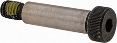 Value Collection - 3/8" Shoulder Diam x 1-1/4" Shoulder Length, 5/16-18 UNC, Hex Socket Shoulder Screw - 4140 Alloy Steel with Nylon Locking Patch, 1/4" Head Height x 9/16" Head Diam - USA Tool & Supply