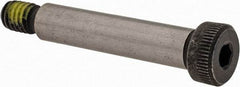 Value Collection - 3/8" Shoulder Diam x 1-3/4" Shoulder Length, 5/16-18 UNC, Hex Socket Shoulder Screw - 4140 Alloy Steel with Nylon Locking Patch, 1/4" Head Height x 9/16" Head Diam - USA Tool & Supply