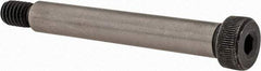 Value Collection - 3/8" Shoulder Diam x 2-1/2" Shoulder Length, 5/16-18 UNC, Hex Socket Shoulder Screw - 4140 Alloy Steel with Nylon Locking Patch, 1/4" Head Height x 9/16" Head Diam - USA Tool & Supply