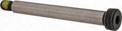 Value Collection - 3/8" Shoulder Diam x 3" Shoulder Length, 5/16-18 UNC, Hex Socket Shoulder Screw - 4140 Alloy Steel with Nylon Locking Patch, 1/4" Head Height x 9/16" Head Diam - USA Tool & Supply
