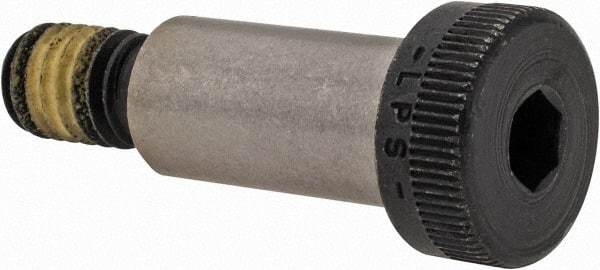 Value Collection - 1/2" Shoulder Diam x 1" Shoulder Length, 3/8-16 UNC, Hex Socket Shoulder Screw - 4140 Alloy Steel with Nylon Locking Patch, 5/16" Head Height x 3/4" Head Diam - USA Tool & Supply