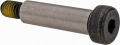 Value Collection - 1/2" Shoulder Diam x 1-3/4" Shoulder Length, 3/8-16 UNC, Hex Socket Shoulder Screw - 4140 Alloy Steel with Nylon Locking Patch, 5/16" Head Height x 3/4" Head Diam - USA Tool & Supply