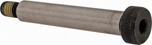 Value Collection - 1/2" Shoulder Diam x 2-3/4" Shoulder Length, 3/8-16 UNC, Hex Socket Shoulder Screw - 4140 Alloy Steel with Nylon Locking Patch, 5/16" Head Height x 3/4" Head Diam - USA Tool & Supply