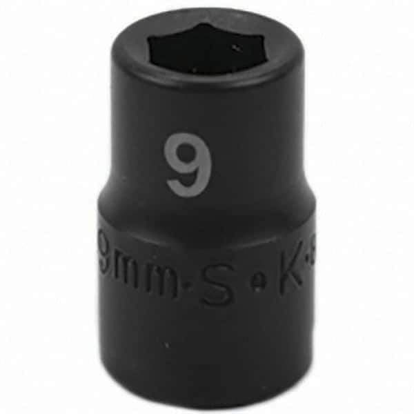 SK - Impact Socket - 3/8"DR 9MM IMPACT SOCKET - USA Tool & Supply